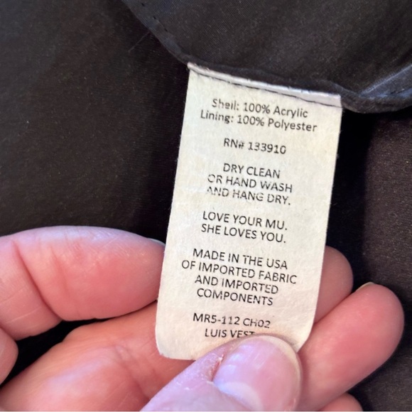 Show Me Your MuMu Luis Faux Chillah Feather Vest, Medium, Festival Boho Western - Picture 11 of 15